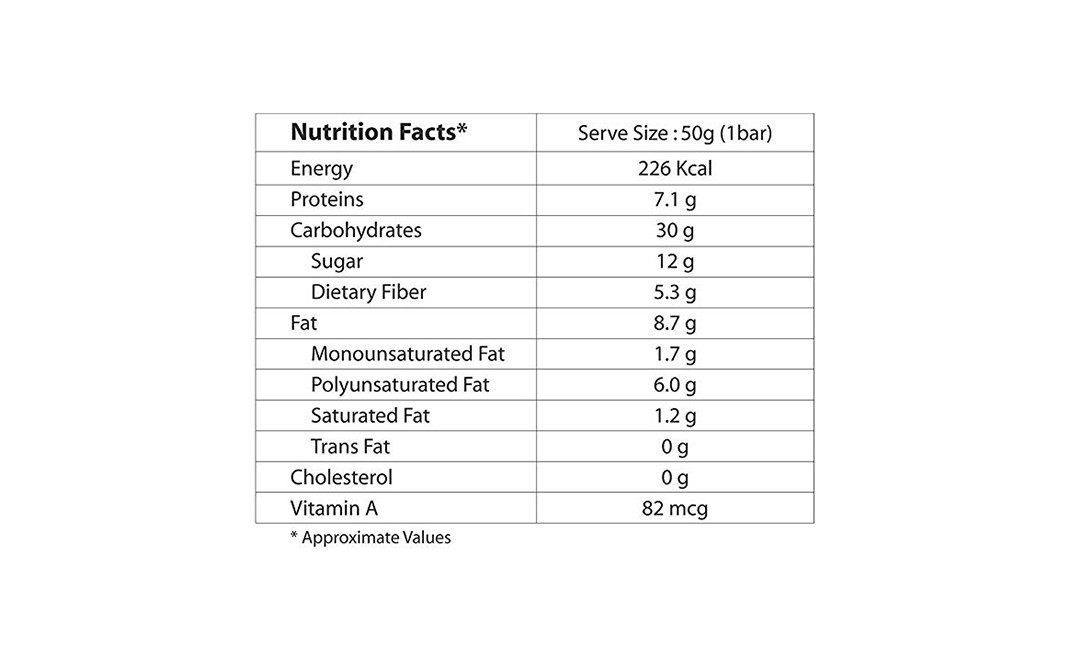 BarAday Hearty Bite Apricot    Pack  50 grams